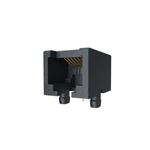 Amphenol ICC 54601 Series Female RJ45 Connector, Through Hole, Cat3