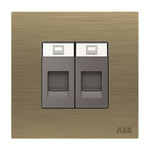 ABB Female Ethernet Connector, Flush Mount, Cat6