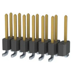 Samtec TSM Series Surface Mount Pin Header, 14 Contact(s), 2.54mm Pitch, 2 Row(s), Unshrouded