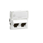 Legrand Mosaic Series RJ45 Socket, Flush Mount, Cat6