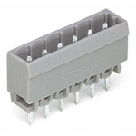 Wago 231 Series Series Straight PCB Header, 8 Contact(s), 5mm Pitch, 1 Row(s)