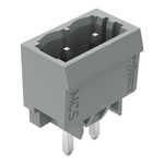 Wago 231 Series Straight PCB Mount PCB Header, 2 Contact(s), 5mm Pitch, 1 Row(s), Shrouded