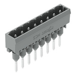 Wago 231 Series Straight Rail Mount Header, 8 Contact(s), 1.2mm Pitch, 1 Row(s), Unshrouded