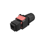 Amphenol Communications Solutions NDH Series Plug Ethernet Connector, Push-Pull, Cat5e