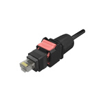Amphenol Communications Solutions NDH Series Plug Ethernet Connector, Push-Pull, Cat5e