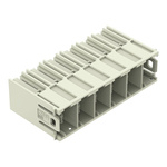 Wago 832 Series Angled PCB Mount PCB Header, 6 Contact(s), 10.16mm Pitch, 1 Row(s), Shrouded