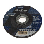 Norton Grinding Disc Aluminium Oxide Grinding Disc, 115mm x 7mm Thick, P60 Grit, 5 in pack, Norzon