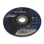 Norton Grinding Disc Aluminium Oxide Grinding Disc, 125mm x 7mm Thick, P80 Grit, 5 in pack, Norzon