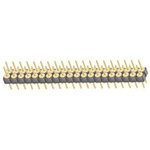 Samtec TD Series Straight Through Hole Pin Header, 40 Contact(s), 2.54mm Pitch, 2 Row(s), Unshrouded