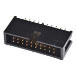 Hirose HIF3F Series Straight Through Hole PCB Header, 20 Contact(s), 2.54mm Pitch, 2 Row(s), Shrouded