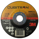 3M Cubitron™ II Aluminium Oxide Grinding Disc, 125mm x 7mm Thick, Very Fine Grade, P150 Grit, 3M™ Cubitron™ II Grinding