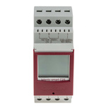 2 Channel Digital DIN Rail Time Switch Measures Days, Hours, Minutes, Seconds, 110 → 230 V ac