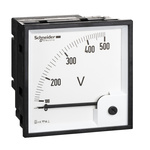 Schneider Electric Analogue Voltmeter, Dial Scale Display