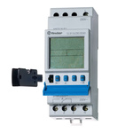 Finder Digital DIN Rail Time Switch 230 V ac, 2-Channel