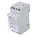 1 Channel Digital DIN Rail Time Switch Measures Hours, Minutes, 110 → 230 V ac