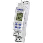 Theben Digital DIN Rail Time Switch 230 V ac, 1-Channel