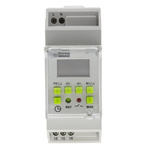 RS PRO Digital Pulse Switch DIN Rail Time Switch 110 → 240 V ac, 1-Channel