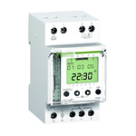 1 Channel Digital DIN Rail Time Switch Measures Hours, Minutes, Seconds, 250 V ac