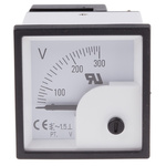 RS PRO Analogue Voltmeter AC 1.5 %, 46 x 46 mm