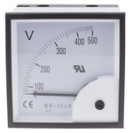 RS PRO Analogue Voltmeter AC ±1.5 %, 92 x 92 mm