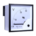 RS PRO Analogue Voltmeter AC ±1.5 %, 92 x 92 mm