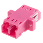 RS PRO LC to LC Multimode Simplex Fibre Optic Adapter, 0.1dB Insertion Loss