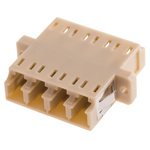 RS PRO LC to LC Multimode Duplex Fibre Optic Adapter, 0.1dB Insertion Loss