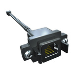 Samtec RPCE Series Female RJ45 Connector, Panel Mount, Cat3, Cat5, Cat5e