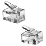 Hirose TM-P Series Male RJ11 Connector, Cable Mount