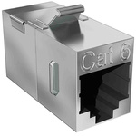 CAE Multimedia Connect Coupler Series Single-Port RJ45 Keystone, Cat6a, Shielded