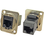 RS PRO Single-Port RJ45 Feedthrough Connector, Cat6