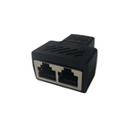 RS PRO 2-Port RJ45 Female 2 Way Splitter Adapter, Shielded