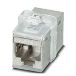 Phoenix Contact CUC-K-D1ZNI-S/R4GCHP8 Series 2-Port RJ45 Coupler, Cat6a