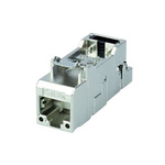 Telegartner Single-Port RJ11, RJ12, RJ45 Ethernet Coupler, Cat6a, Shielded