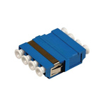 HellermannTyton Connectivity FBASMBL-LCLCQD-FL001 LC to LC Single Mode Quad Fibre Optic Adapter