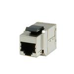 Roline RJ-45 Coupling Series Single-Port RJ45 Keystone Modular Coupler, Cat6a, Shielded