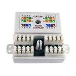 RS PRO Single-Port RJ45 Female Punch Down Coupler, Cat5e, Unshielded
