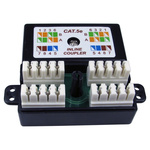 RS PRO Single-Port RJ45 Female Punch Down Coupler, Cat5e, Unshielded