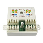 RS PRO Single-Port RJ45 Female Punch Down Coupler, Cat6, Unshielded