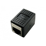 RS PRO Single-Port RJ45 Female Coupler, Cat6, Shielded