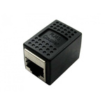 RS PRO Single-Port RJ45 Female Coupler, Cat5e, Shielded