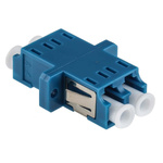 RS PRO LC to LC Single Mode Duplex Fibre Optic Adapter, 0.1dB Insertion Loss
