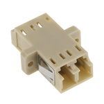 RS PRO LC to LC Multimode Duplex Fibre Optic Adapter, 0.1dB Insertion Loss