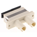 RS PRO ST to SC Multimode Duplex Fibre Optic Adapter
