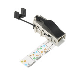 Weidmuller Single-Port RJ45 Field Installation Plug, Cat6a, STP