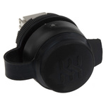 Weidmuller 2-Port RJ45 Coupler, Cat6a, STP