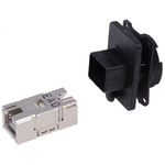 Weidmuller RJ45 Coupler, Cat6a, STP