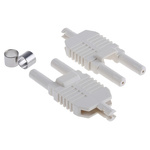 Broadcom, HFBR, POF Duplex Fibre Optic Connector 1mm Fibre Size