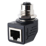 Weidmuller M12 Socket/RJ45 Socket Adapter, Cat5
