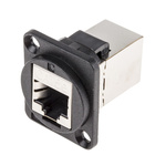 RS PRO RJ45 Coupler, Cat5e, Shielded